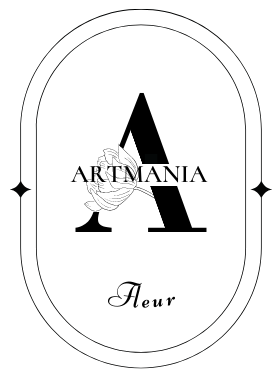 Artmania Fleur Bordeaux